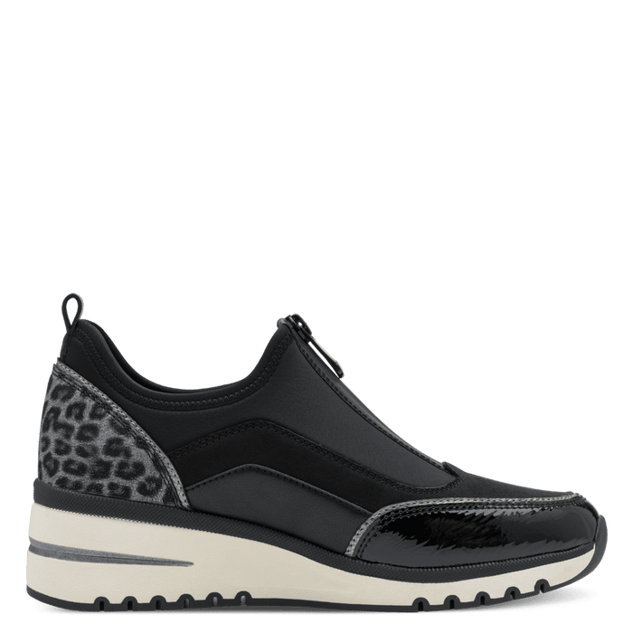 MARCO TOZZI Wedge Trainers - Black Multi