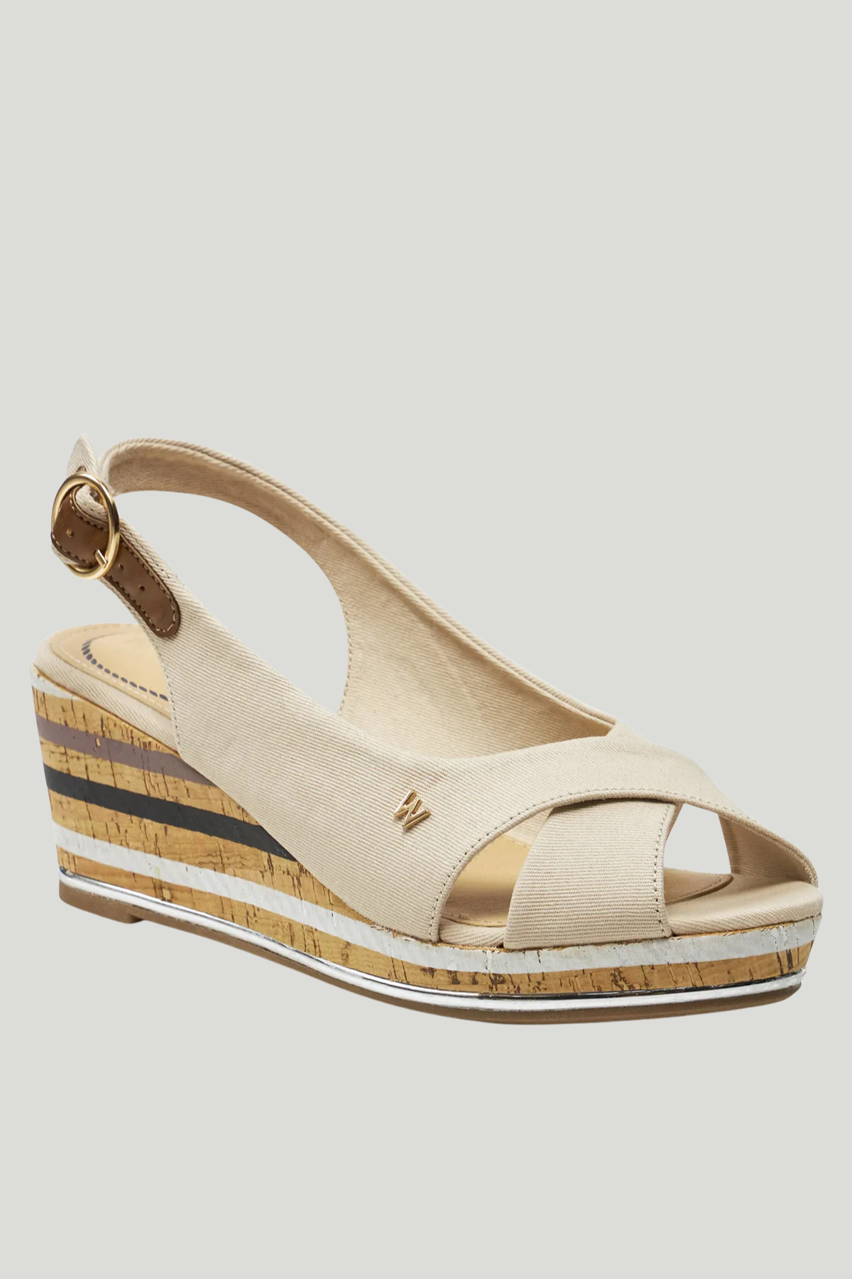 WRANGLER Raval Marina Wedge Sandal - Cream