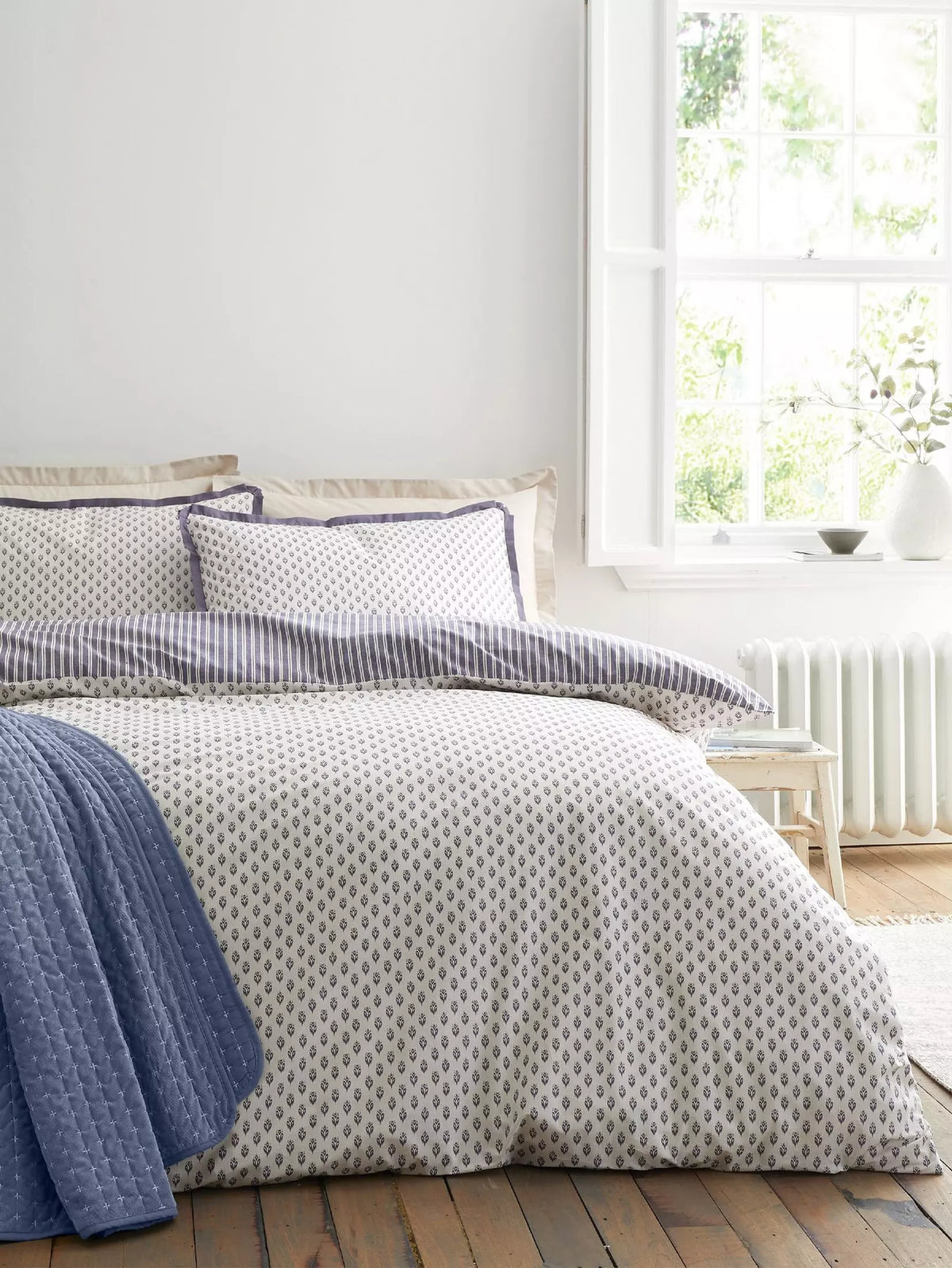 BIANCA Amelie Cotton Duvet Set - Blue
