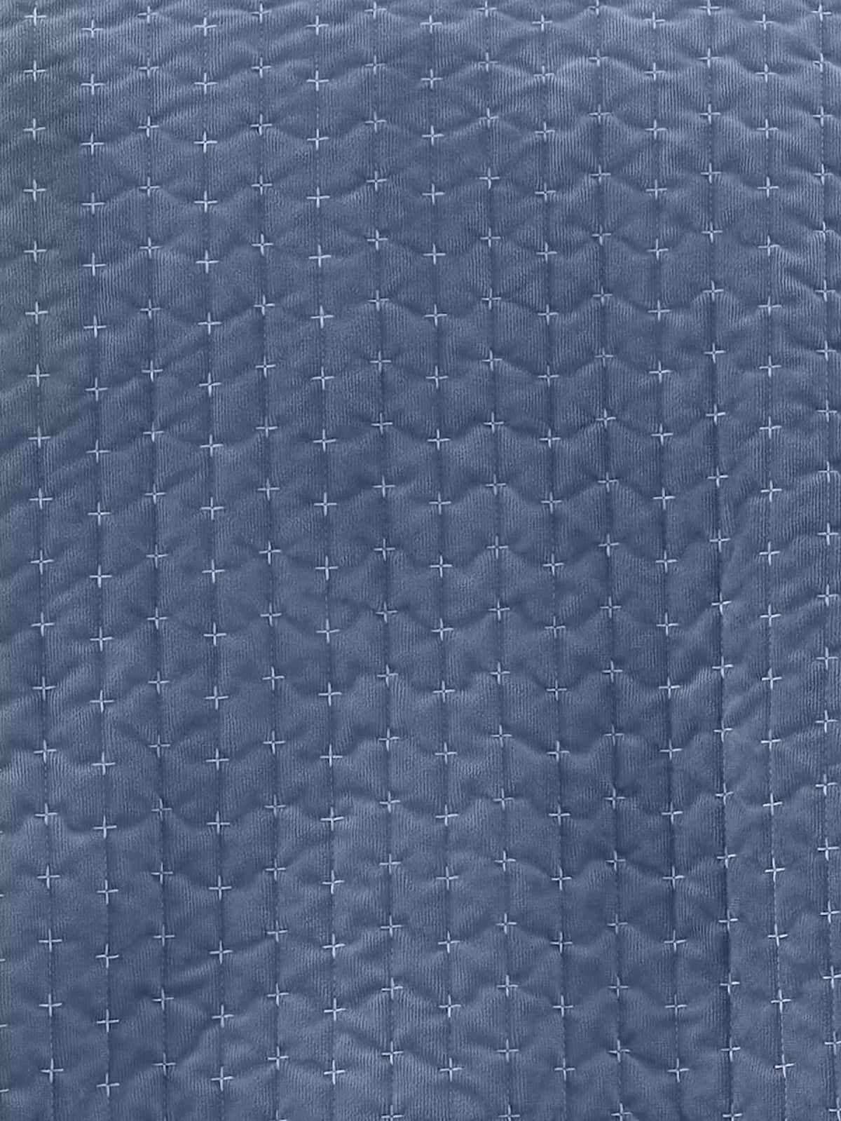 BIANCA Attica Velvet Bedspread 240x260cm - Blue