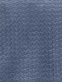 BIANCA Attica Velvet Bedspread 240x260cm - Blue