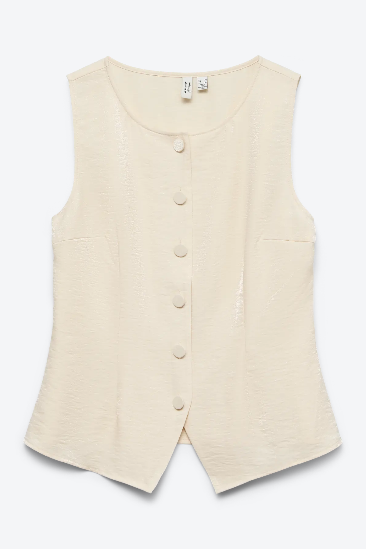 VERO MODA Isla Blazer Vest - Cream