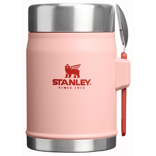 STANLEY Legendary Food Jar + Spork 0.4L - Peach Rose