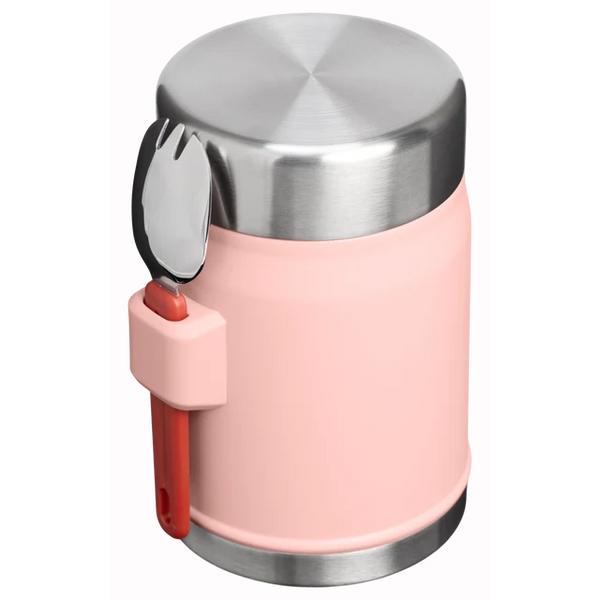 STANLEY Legendary Food Jar + Spork 0.4L - Peach Rose