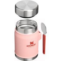 STANLEY Legendary Food Jar + Spork 0.4L - Peach Rose