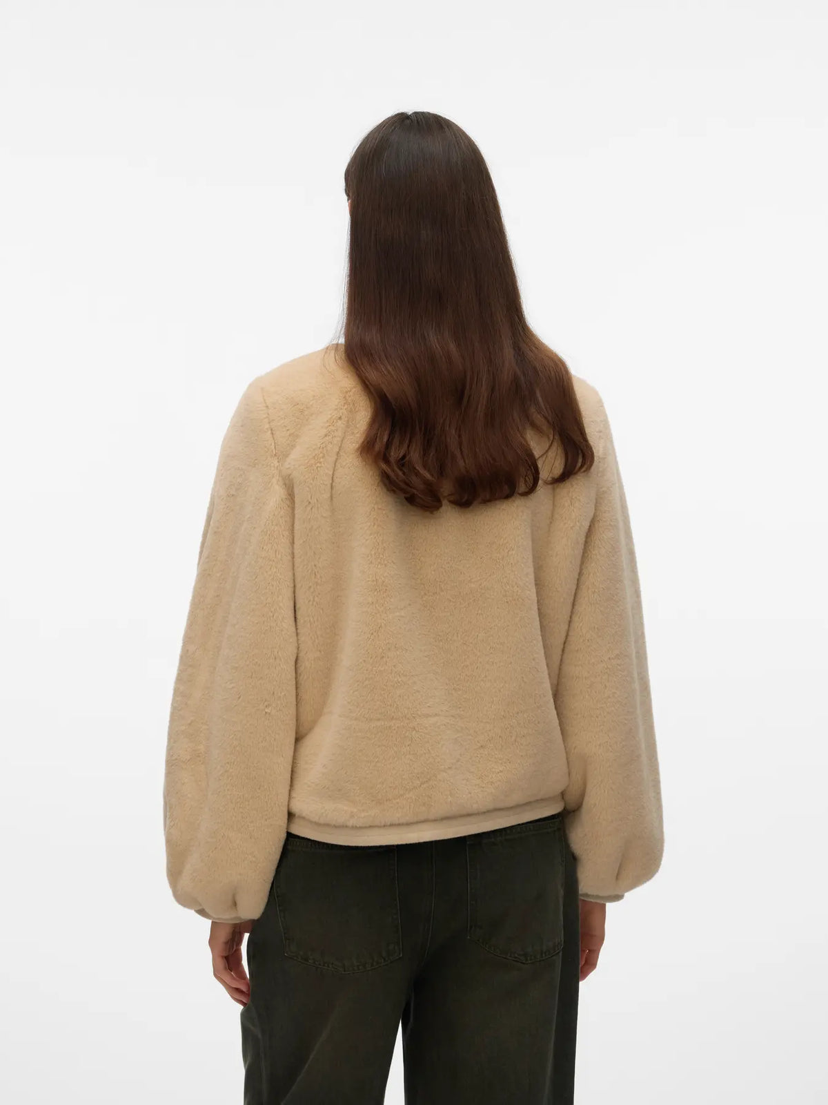 VERO MODA Starlet Short Jacket - Oatmeal