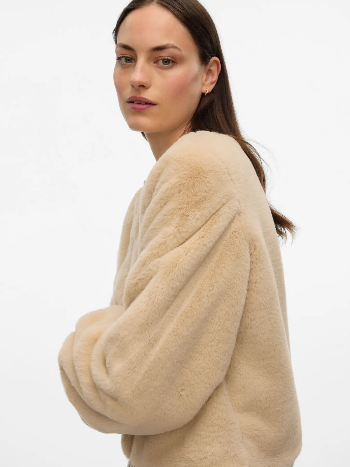 VERO MODA Starlet Short Jacket - Oatmeal