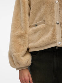 VERO MODA Starlet Short Jacket - Oatmeal