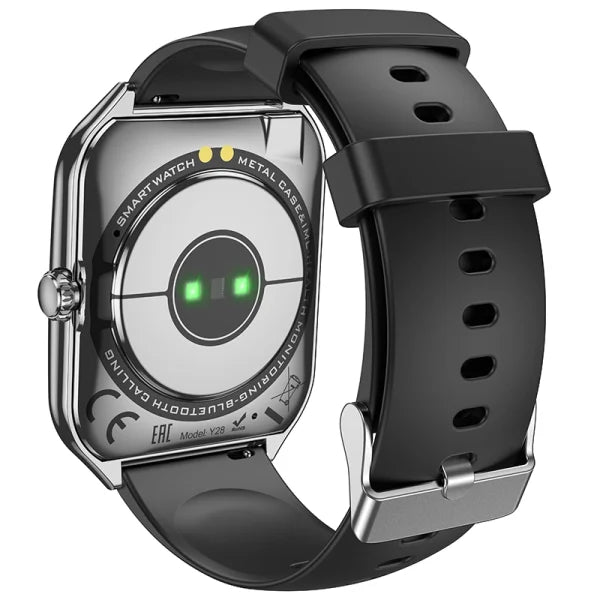Hoco Y28 AMOLED Smart IP67 Sports Watch Call Version Silver