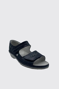 DUBARRY Women's Yolanda Suave Leather Sandal - Navy Blue