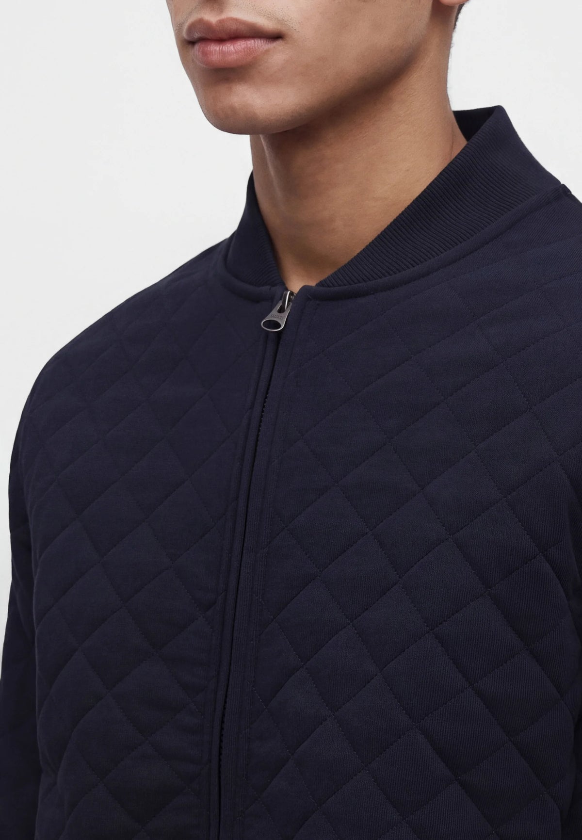GANT Quilted Bomber Jacket - Navy