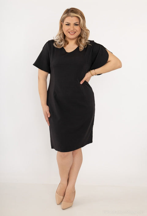 COPE CLOTHING : Curve Collection Ruffle Dress