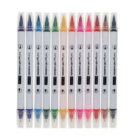 PREMIER STATIONERY Icon Dual Tipped Art Markers - Pack of 12