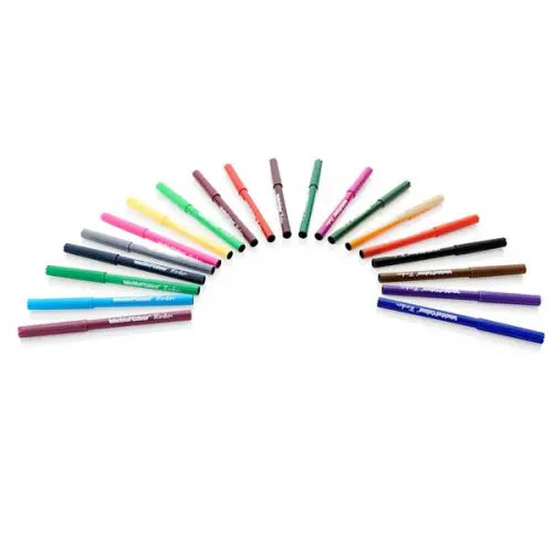 PREMIER STATIONERY World of Colour Felt Tip Markers - Pack of 20