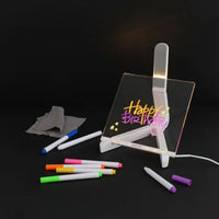 Acrylic LED Notice Board - 15cm x 15cm (Copy)