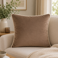 FULLSHIRE Bobble Velvet Cushion - Cedar 43x43cm