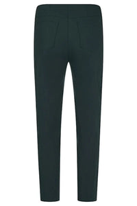 ROBELL Bella 09 Straight Fit 7/8 Trouser - Dark Green