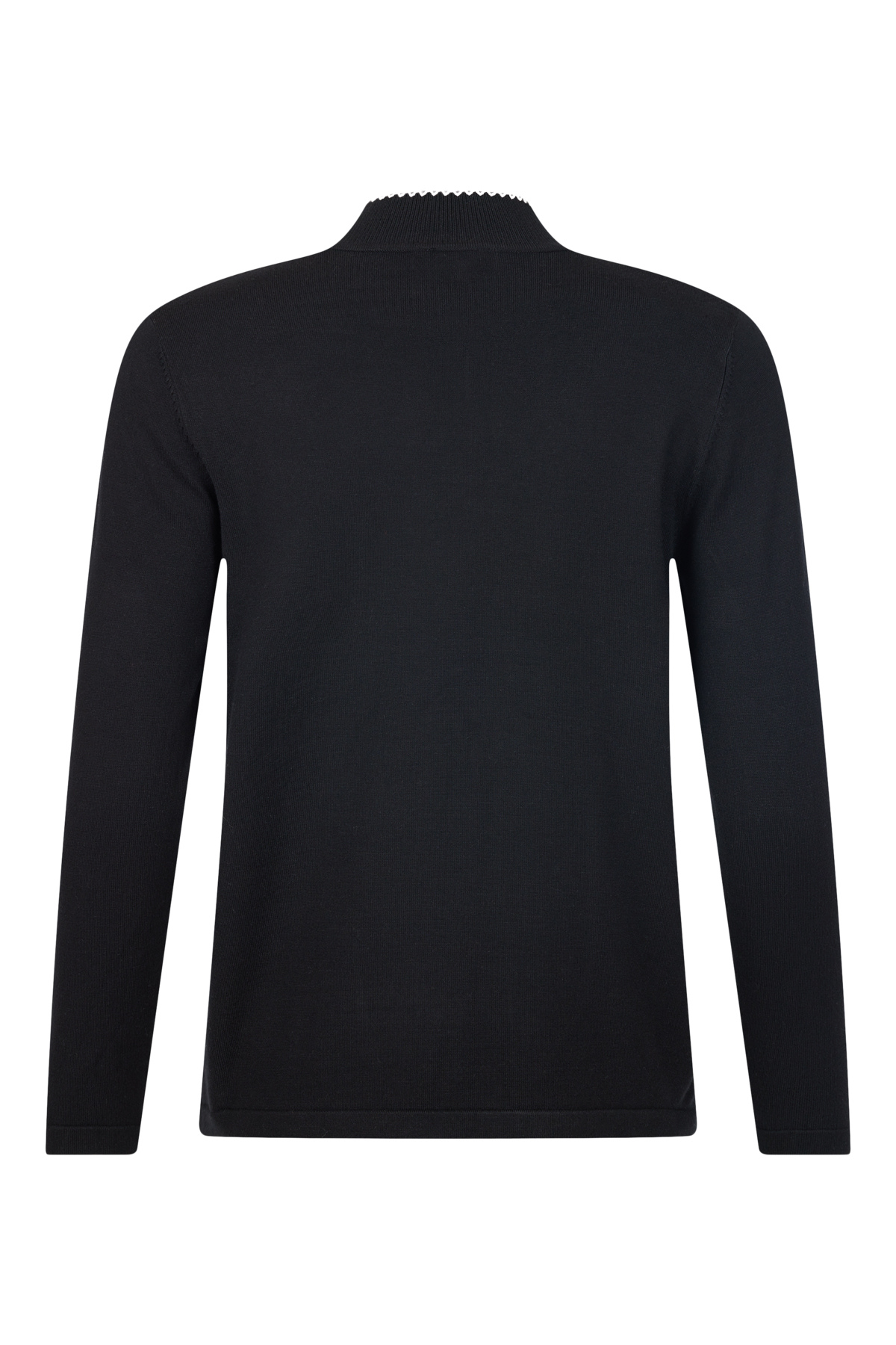 SUNDAY High Tie Neck Jumper - Black