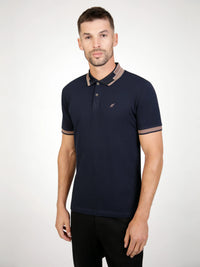 MISH MASH Briza Short Sleeve Polo Shirt - Navy
