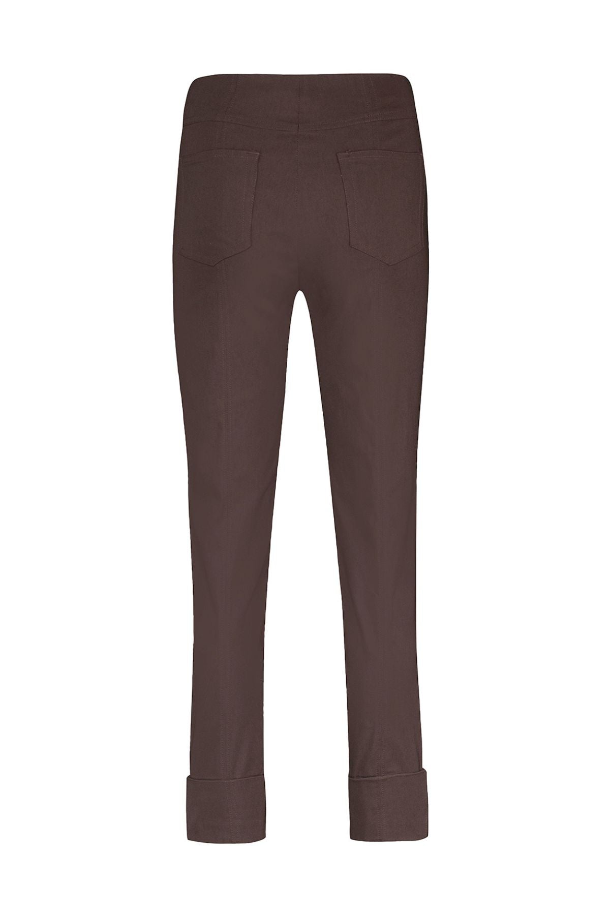 ROBELL Bella 09 Straight Fit 7/8 Trouser - Brown