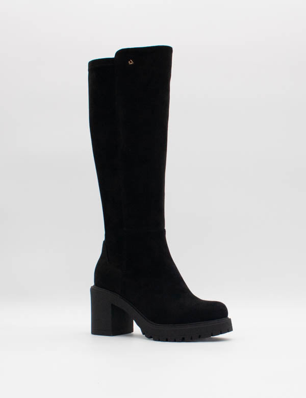 UNA HEALY Burning Blue Long Leg Boot - Black