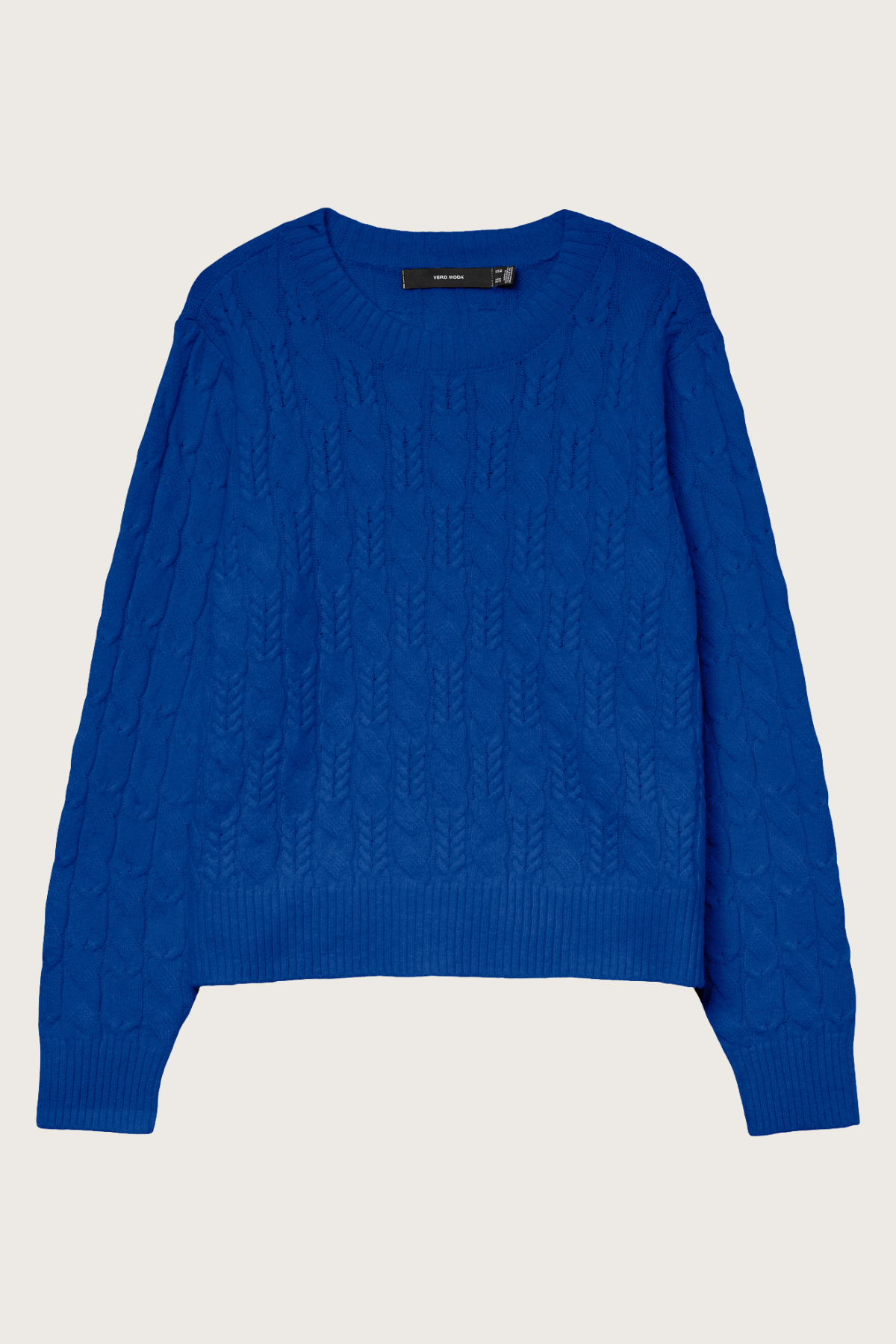 VERO MODA Aries Long Sleeve O-Neck- Blue