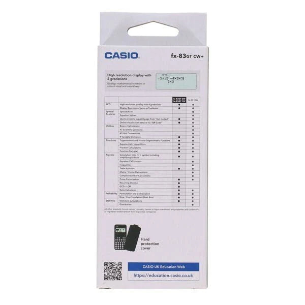 PREMIER STATIONERY Casio FX 83GTCWPLUS Scientific Calculator