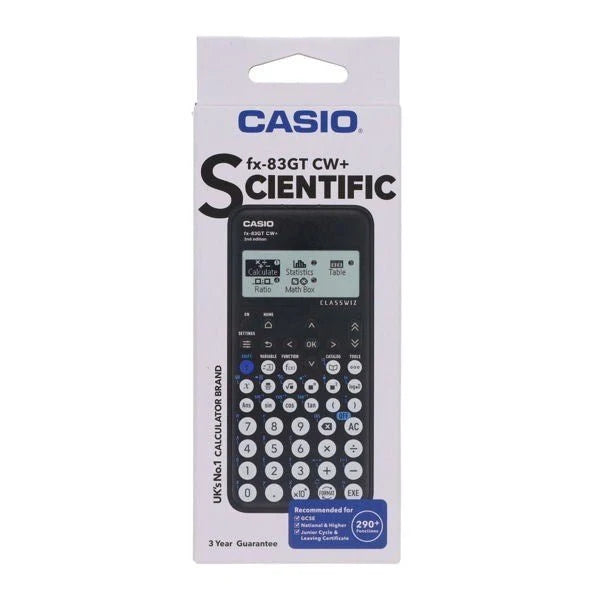 PREMIER STATIONERY Casio FX 83GTCWPLUS Scientific Calculator