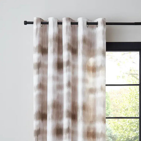 CATHERINE LANSFIELD : Ombre Texture Thermal Curtains - Natural