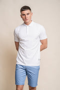 CAVANI : Kelsey Polo Shirt - White