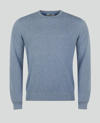 MAGEE Charlie Micro Crew Jumper - Sky Blue