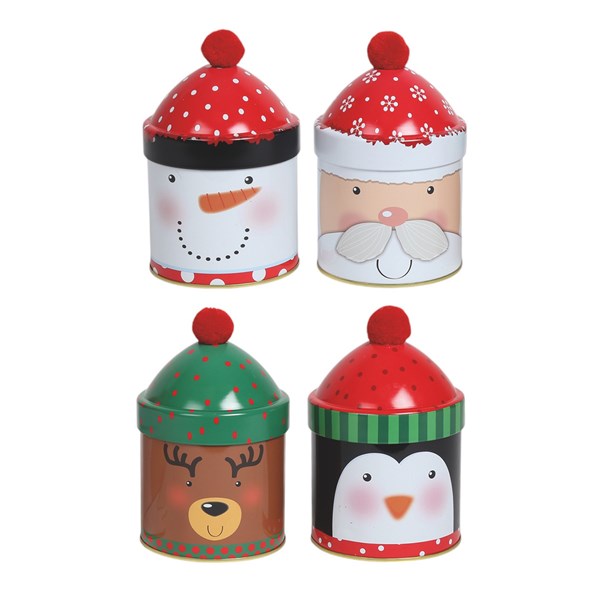 STRAITS Christmas Scented Candle Tin 14cm - 1Pc