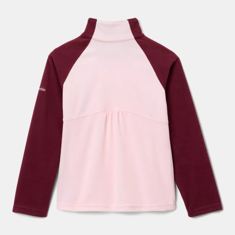 COLUMBIA Girls’ Glacial Fleece Quarter Zip Pullover - Pink
