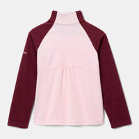 COLUMBIA Girls’ Glacial Fleece Quarter Zip Pullover - Pink