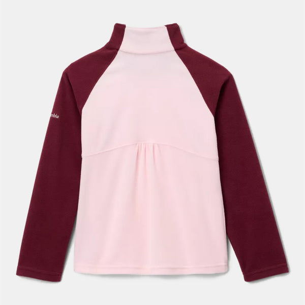 COLUMBIA Girls’ Glacial Fleece Quarter Zip Pullover - Pink