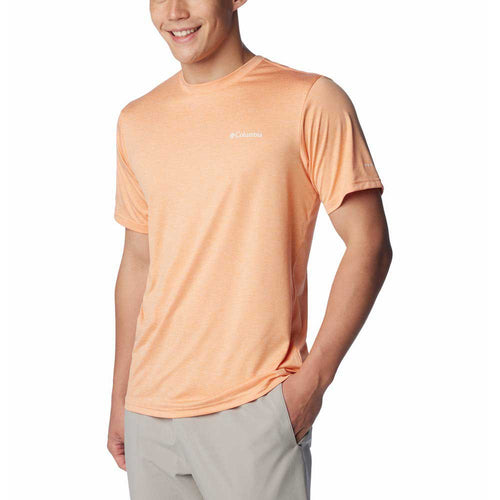 COLUMBIA Men's Hike Crew SS T-Shirt - Orange