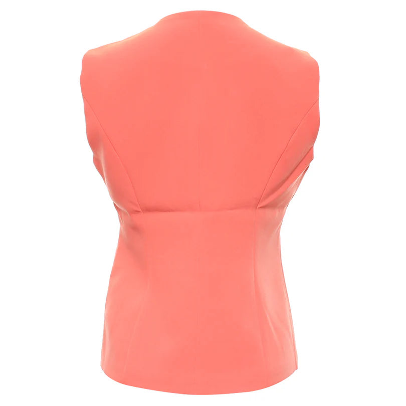RANT & RAVE Melody Tailored Waistcoat - Coral