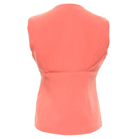 RANT & RAVE Melody Tailored Waistcoat - Coral