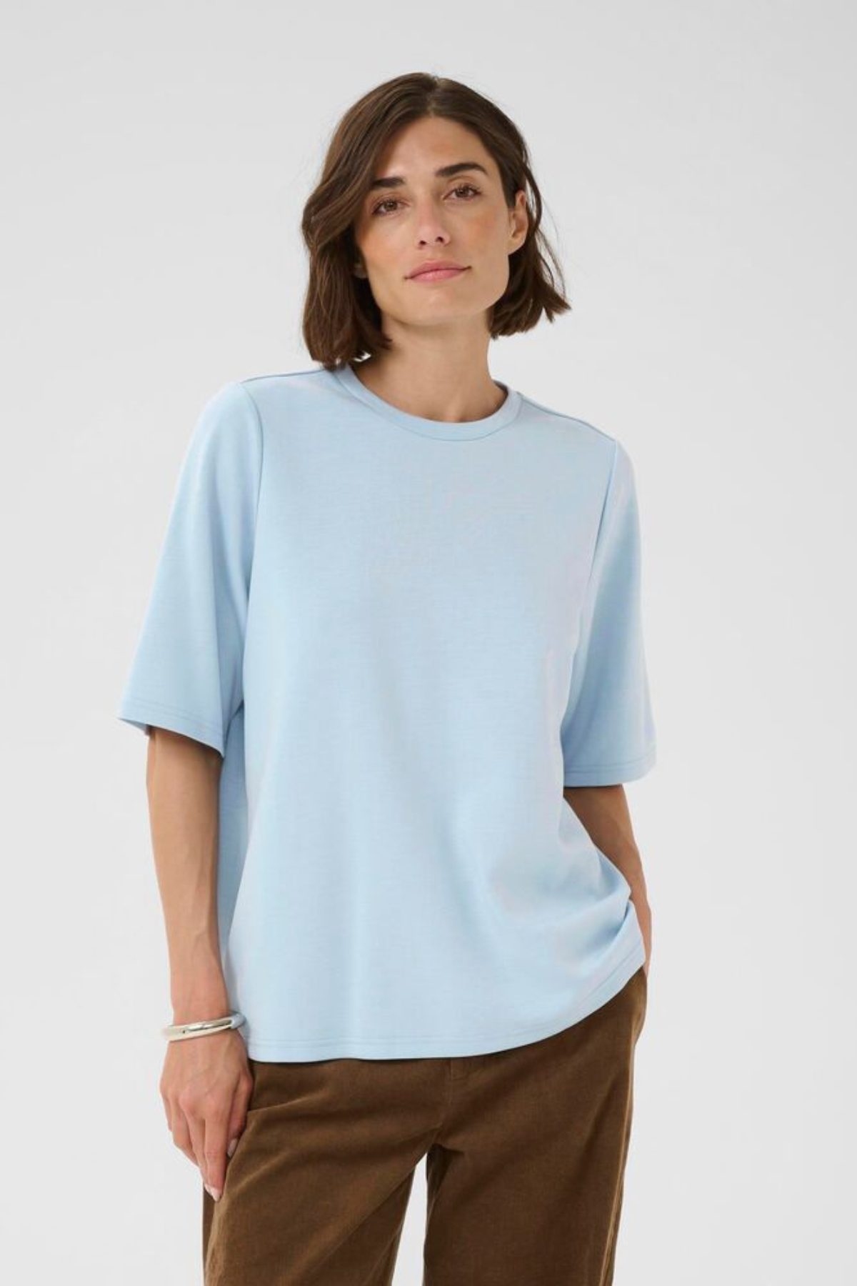 CULTURE Hara Chabrina T-Shirt - Duck egg