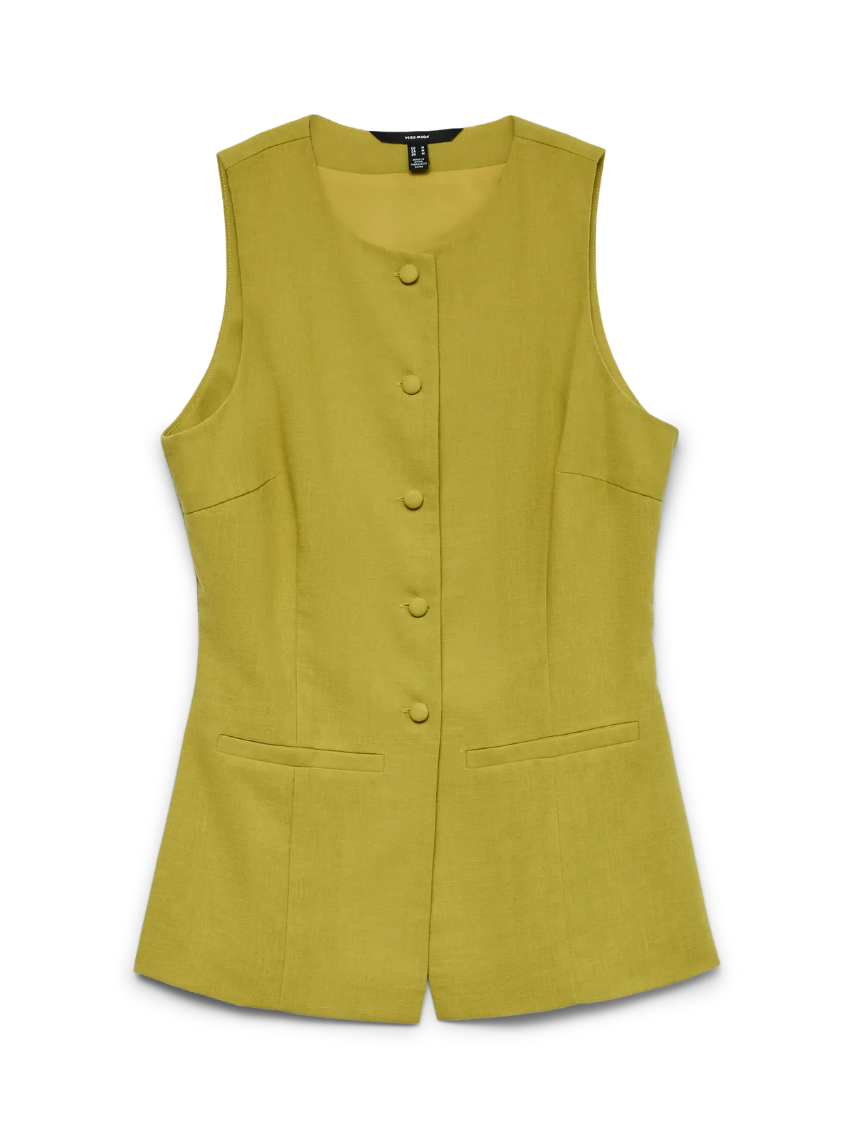 VERO MODA Josie Waistcoat - Avacado