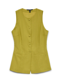 VERO MODA Josie Waistcoat - Avacado