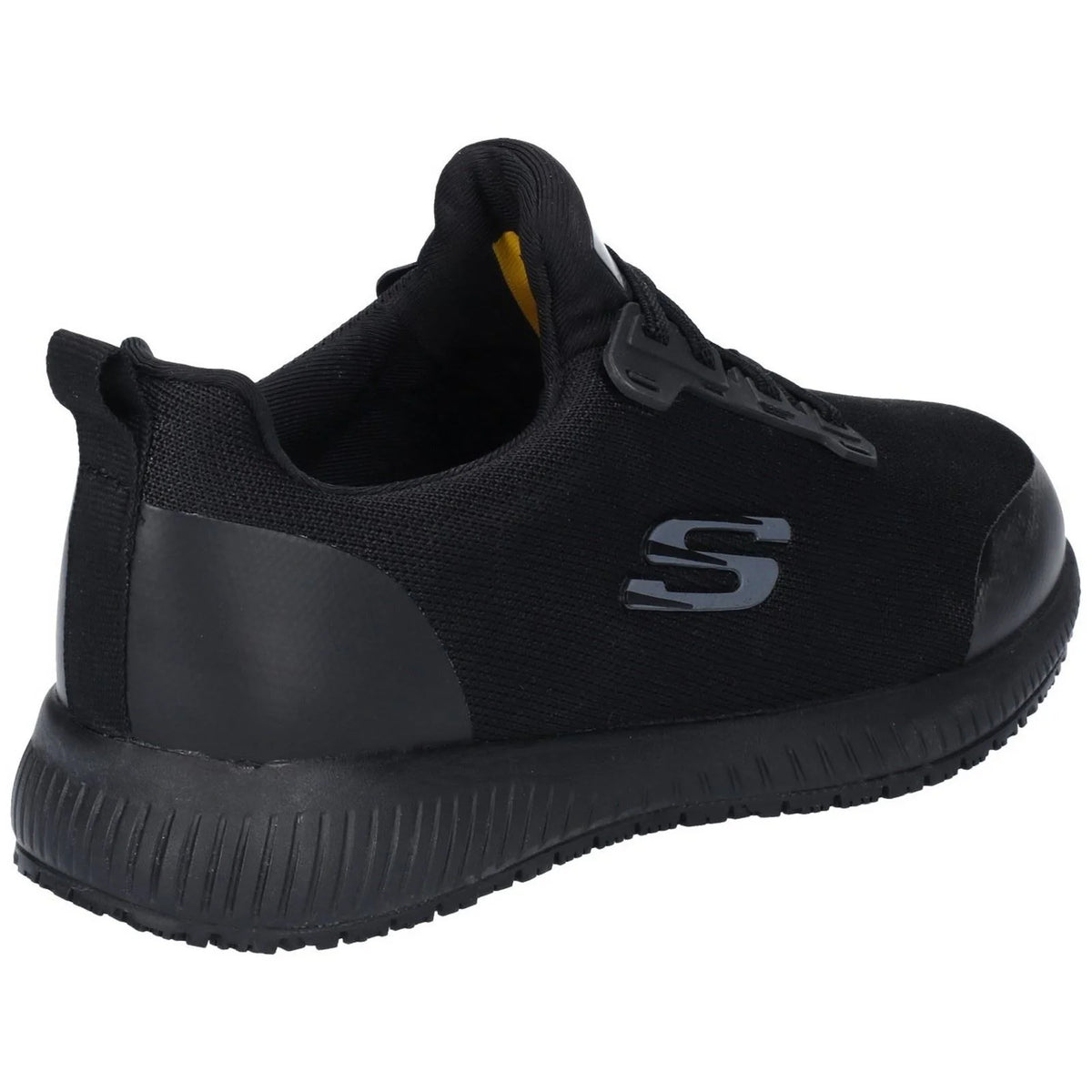 SKECHERS Women's Wide Fit Squad SR Work Shoes - Black | 77222
