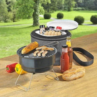 BBQ Portable Barbecue Grill with Cooler Bag