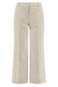 ROBELL Debby Cullotte Style Stretch Denim Trousers - Light Taupe