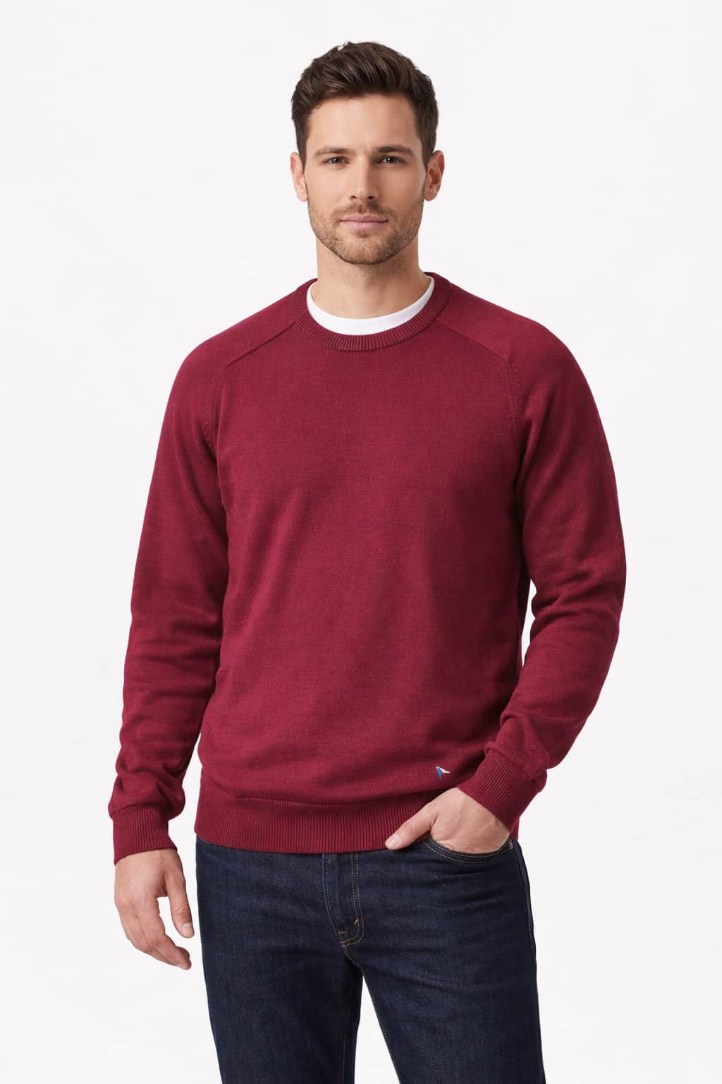 DG's DRIFTER Crew Neck Sweater - Raspberry