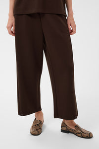CULTURE Hilde Chabrina Wide Leg Pants - Brown