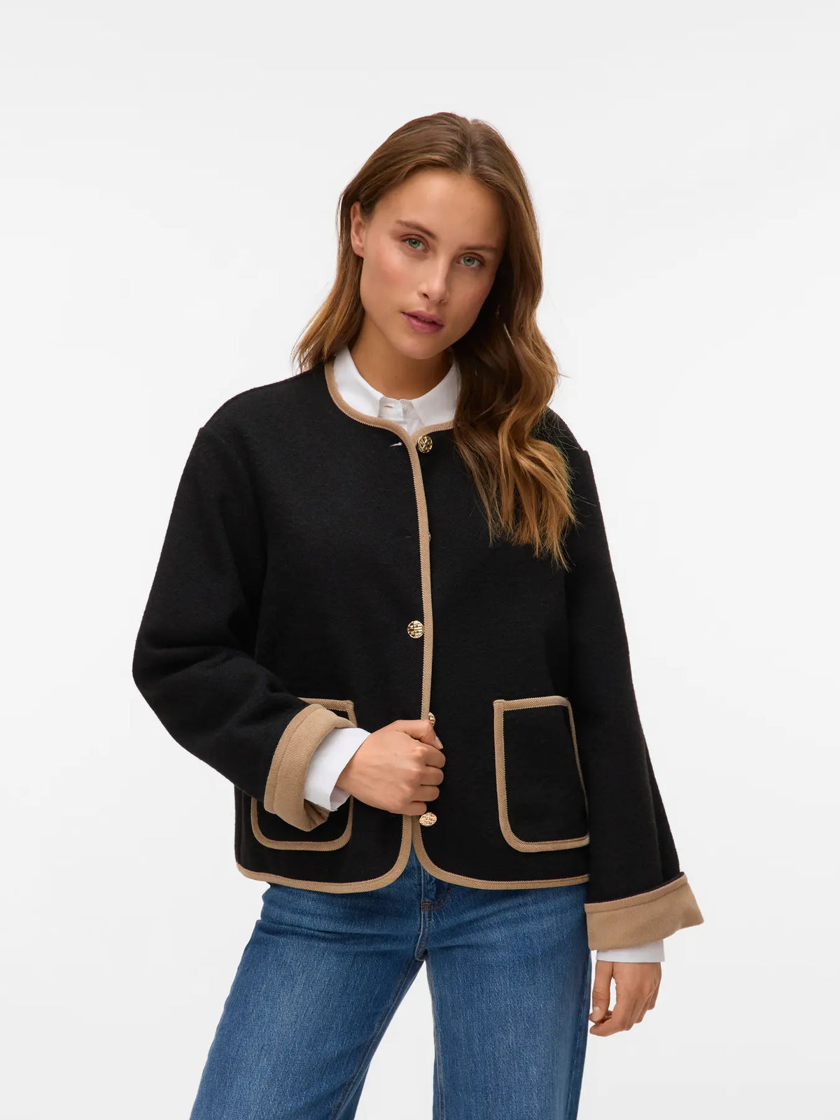 VERO MODA Nannie Short Jacket - Black