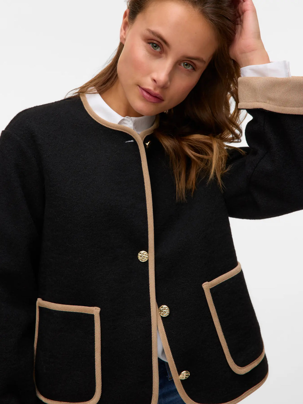 VERO MODA Nannie Short Jacket - Black