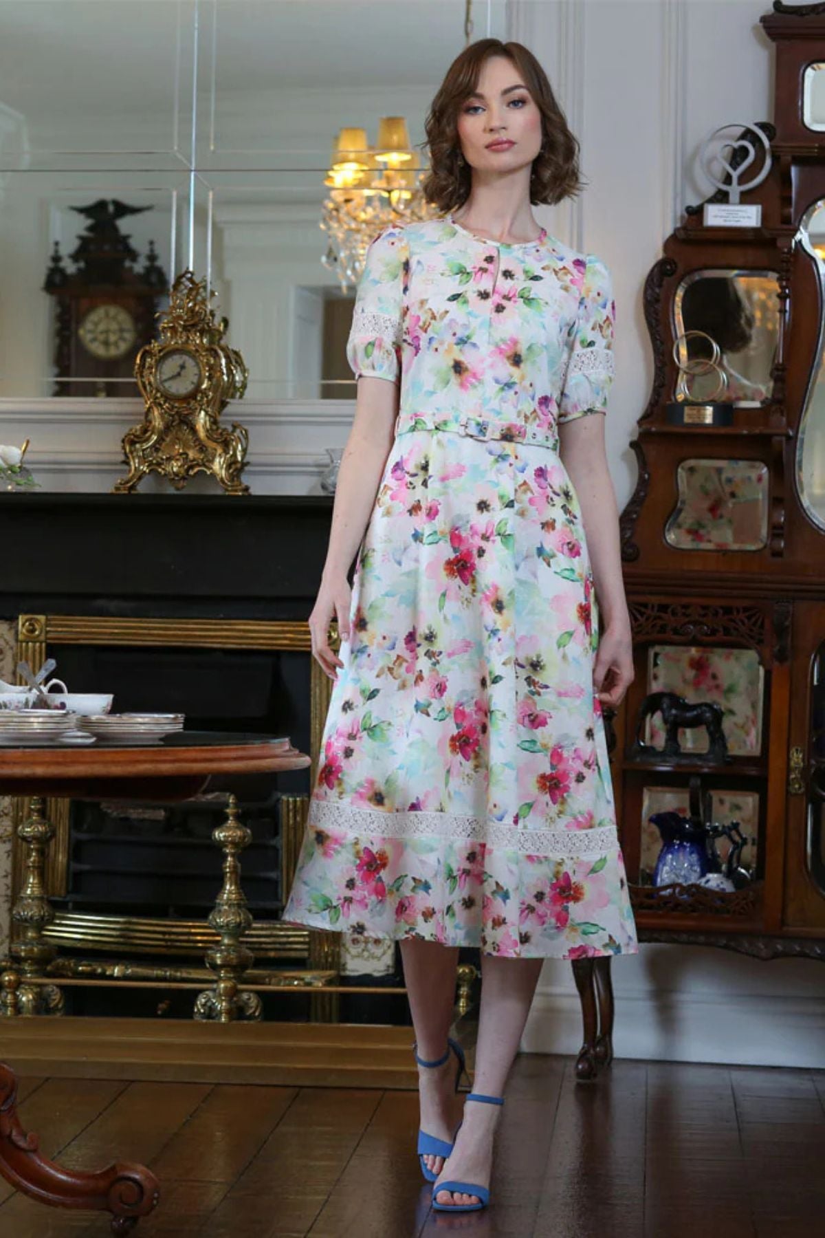 RANT & RAVE Eden Floral Lace Dress