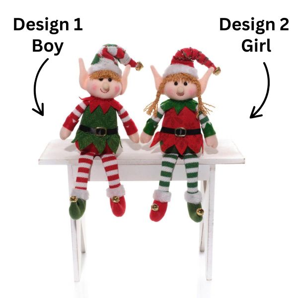 LANGS Elf Crew Plush Boy or Girl Shelf Sitter 14.5cm - 1Pc